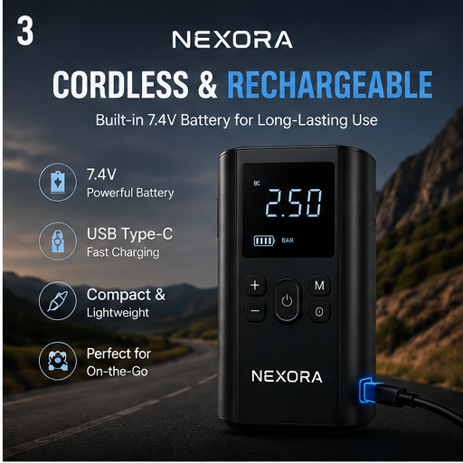 Nexora Smart Tire Inflator