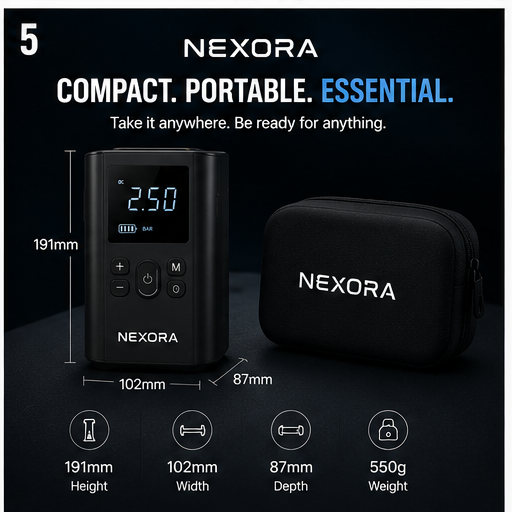 Nexora Smart Tire Inflator