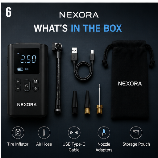 Nexora Smart Tire Inflator